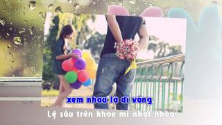 Karaoke Xem nhau là dĩ vãng  Phan Mạnh Quỳnh ft Trần Hoàng Anh [upl. by Jaella]