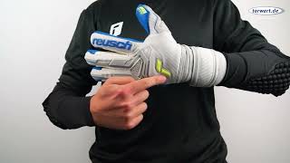 Reusch Torwarthandschuhe Attrakt Freegel Gold Finger Support 52701306006 [upl. by Oreves]