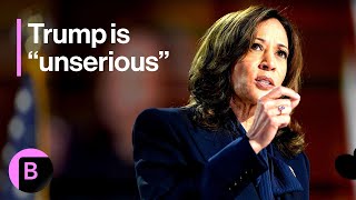 Kamala Harris Calls Trump an Unserious Man [upl. by Quin]