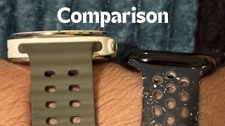 Galaxy Watch Ultra Vs Apple Watch 10  Comparison [upl. by Aineg]