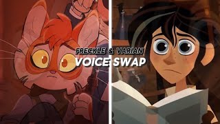 LACKADAISYTANGLED SERIES  Freckle amp Varian Voice Swap [upl. by Thagard]