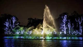 APRESENTAÇÃO DE NATAL NAS ÁGUAS NO PARQUE IBIRAPUERA 2018 [upl. by Hsan]