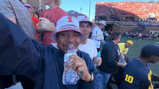 Fighting Illini football vs Michigan Wolverines100 year anniversary game [upl. by Esinaej245]