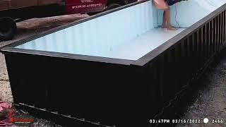 How to build a shipping container pool [upl. by Zelle]