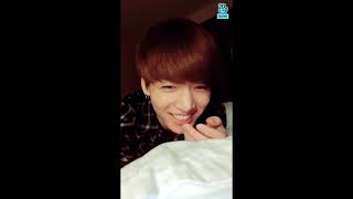 BTS Jungkook VLIVE quotIm stopping byquot 2018 09 28 [upl. by Allred461]