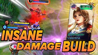 VALENTINA TOP 1 GLOBAL BUILD  VALENTINA BEST MID LANE BUILD  MOBILE LEGENDS GAMEPLAY [upl. by Ilse769]