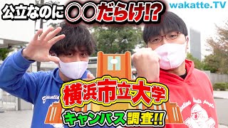 国公立なのにアレが多い！？横浜市立大学キャンパス調査！【wakatte TV】795 [upl. by Luce]