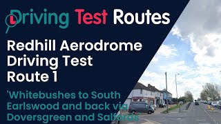 Redhill Aerodrome Driving Test Route 1 [upl. by Moyna615]