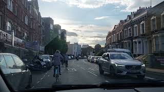 Driving Stoke Newington Hackney London [upl. by Hofmann]