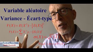 VARIABLE ALEATOIRE VARIANCE ECART TYPE [upl. by Aremat]