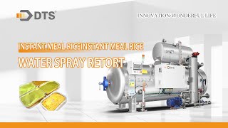 Instant Meal Retort  Rice retort manufactured by DTS [upl. by Nawtna]