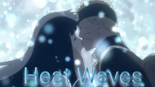 Naruto amp Hinata Kiss Twixtor「Glass Animals  Heat Waves」Anime Edit [upl. by Inverson534]