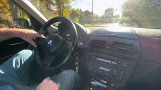 BMW X3 M sport 6speed Short drive [upl. by Itisahc]