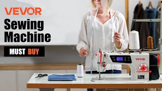 VEVOR Industrial Sewing Machine 550W Heavyduty [upl. by Allecsirp354]