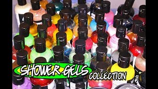 My Massive LUSH SHOWER GEL Collection 2017 [upl. by Ahtenek]