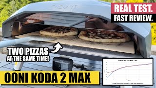 FAST REVIEW  Ooni Koda 2 MAX Outperforms Cost Best Dual Burner Pizza Oven [upl. by Aitnecserc]