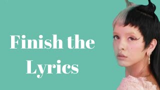 Finish the lyrics Melanie Martinez k12 crybaby after school [upl. by Ezar]