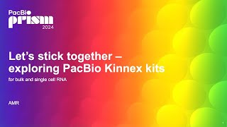 Let’s stick together – exploring PacBio Kinnex kits [upl. by Kahler345]