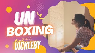 Ikea Vickleby Floor Lamp 🛋️ Unboxing Assembling and First Look [upl. by Bergen199]