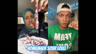 Underrated Hijabi’s Homemade Sour Lolli Reaction 🫢 [upl. by Aracot248]