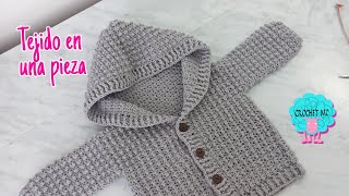 🥰 chompa hoodie miniburbujas para bebé a crochet [upl. by Ialohcin922]