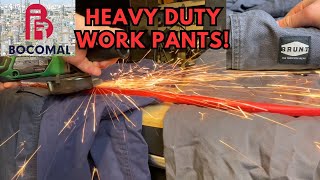 Brunt Torra VS BOCOMAL FR Flame Resistant Work Pants  Heavy Duty Pants Review [upl. by Nnylyar]