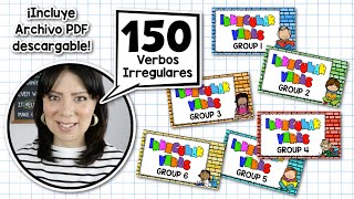 Maratón de Verbos Irregulares en Inglés  Listado Completo  List of Irregular Verbs [upl. by Goines662]