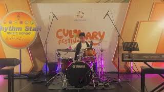 Rhythm Star Music School Solo  quotHysteria  Musequot Cover by  Cielo Drum [upl. by Aryam]