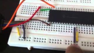 Simple microcontroller programming using pickit2 [upl. by Sirret]