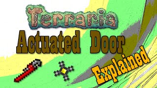 Terraria  Actuated Door [upl. by Yrellam]