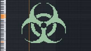 MIDI Art  Biohazard Symbol [upl. by Gawlas295]