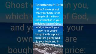 1 Corinthians 61920 ScriptureInspiration gospel bibleverse bibletruth bibleteaching [upl. by Jeddy]