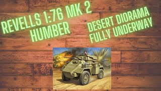 REVELLS 176 scale mk 2 Humber scout car build [upl. by Yekcir]