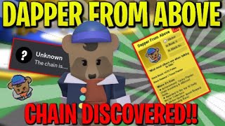 READ DISC NEW Dapper from above chain discovered  Roblox bee swarm simulator [upl. by Yenhpad623]