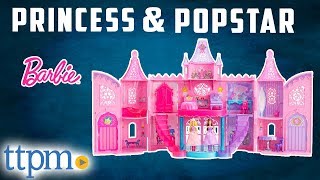 Barbie The Princess and the Popstar Musical LightUp Castle Playset REVIEW  Mattel Toys [upl. by Ydorb]