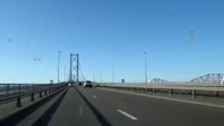 Driving over the Forth road bridge [upl. by Nnylav]