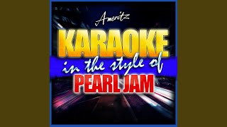 Wishlist In the Style of Pearl Jam Karaoke Version [upl. by Ssilem]