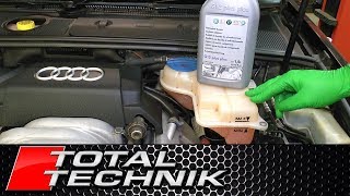 Audi ALL MODELS G12 G13 Coolant Antifreeze  How Often Should I Change It  TOTAL TECHNIK [upl. by Nuoras]