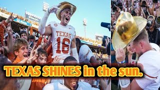 Texas stymies Oklahomas offense to earn the Red River Rivalry win [upl. by Careaga]