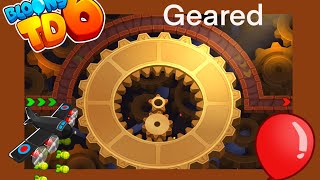 BTD6  Geared  Hard  No Monkey Knowledge [upl. by Puett]