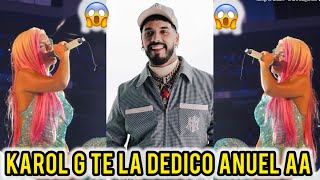 KAROL G LE DEDICA CANCIÓN A ANUEL AA EN VIVO 😱KAROL G LE CANTA ANUEAA EN BERNABEU EN VIVO 2024 [upl. by Caddric832]