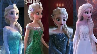 Elsas all transformation and dressesFrozen 2🔥 Dress transformation  Elsa dress  Elsa [upl. by Johannah]