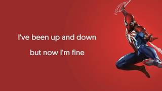 Warbly Jets  Alive Lyrics Video From quotMarvels SpiderMan PS4quot Intro Opening Theme Song [upl. by Notfol]