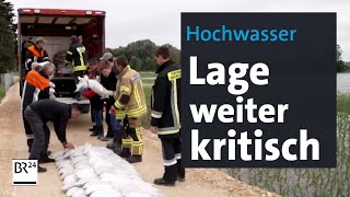 Hochwasser Lage weiter kritisch  BR24 [upl. by Nor146]