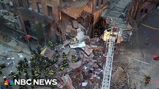 New footage shows the moment a New York building collapses [upl. by Seadon]