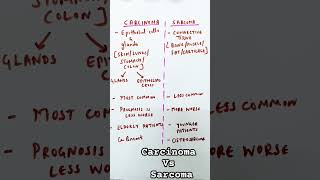 Carcinoma  Sarcoma  Cancer types [upl. by Dragelin]