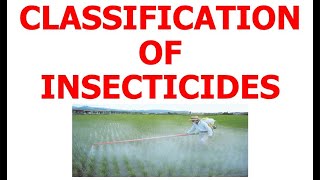 Classification of Insecticides [upl. by Colas]