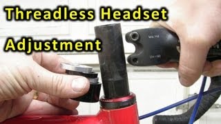 How to adjust a threadless bicycle headset How it works and how to adjust it Aheadset [upl. by O'Conner]