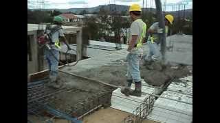 PROCESO DE LLENADO DE LOSA POSTENSADA MULTICENTRO ESTELI [upl. by Airlia]