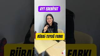 AYT EDEBİYAT RÜBAİ TUYUĞ FARKI [upl. by Mcafee]